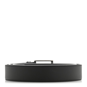 LOUIS VUITTON Calfskin 35mm Pont Neuf Belt 110 44 Black