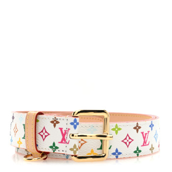 LOUIS VUITTON LV X TM Monogram Multicolor D Ring 90 36 Belt