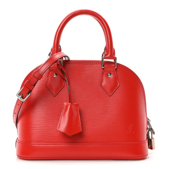 LOUIS VUITTON Epi Alma BB Coquelicot