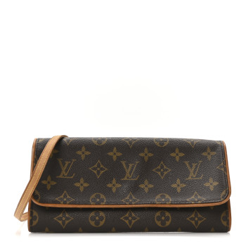 LOUIS VUITTON Monogram Pochette Twin GM