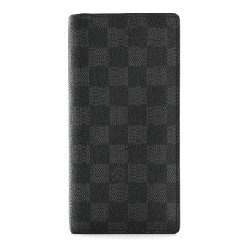 LOUIS VUITTON Damier Graphite Brazza Wallet