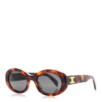 CELINE Acetate Triomphe 01 Sunglasses CL 40194U Tortoise