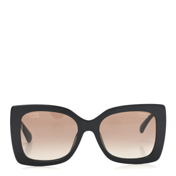 CHANEL Square Polarized CC Sunglasses 5494-A Black