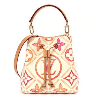 LOUIS VUITTON Monogram Neonoe BB Coral