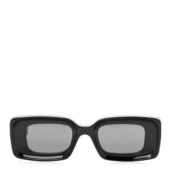 LOEWE Acetate Rectangular Sunglasses LW40101I Black