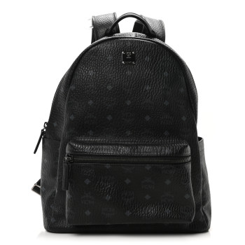 MCM Visetos Large Stark Backpack Black