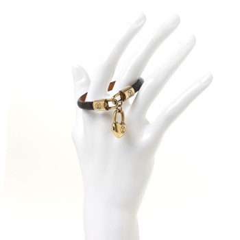 LOUIS VUITTON Monogram Crazy In Lock Bracelet 17