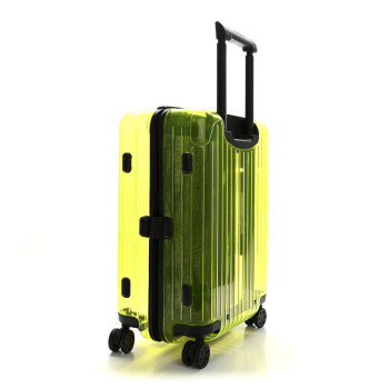 RIMOWA Transparent Polycarbonate Essential Cabin Neon Lime Yellow