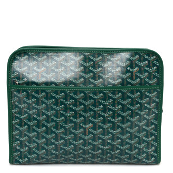 GOYARD Goyardine Jouvence Toiletry Pouch Green