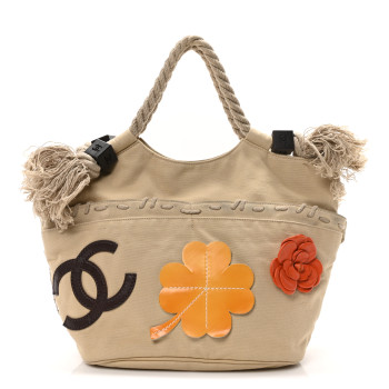 CHANEL Canvas Cruise Rope Cabas Tote