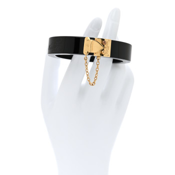 LOUIS VUITTON Lock Me Bracelet Black