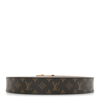 LOUIS VUITTON Mini Monogram 25mm LV Initiales Belt 80 32