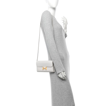 HERMES Epsom Constance Long To Go Wallet Gris Pale