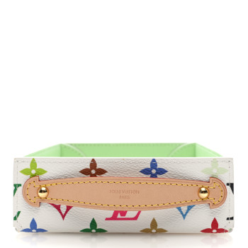 LOUIS VUITTON LV X TM Monogram Multicolor Georges Desk Tray PM White
