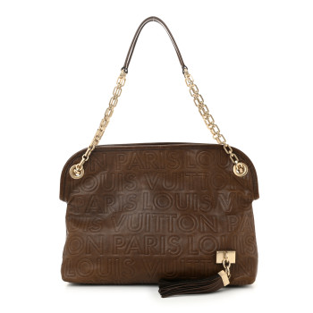 LOUIS VUITTON Monogram Paris Souple Whisper PM Chocolate