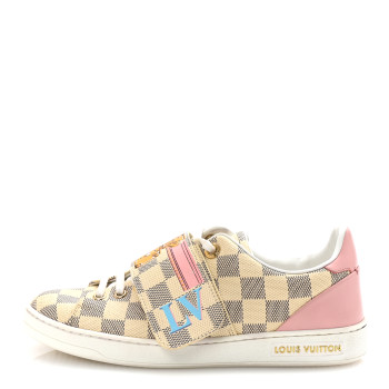 LOUIS VUITTON Damier Azur Summer Trunks Frontrow Sneaker 37