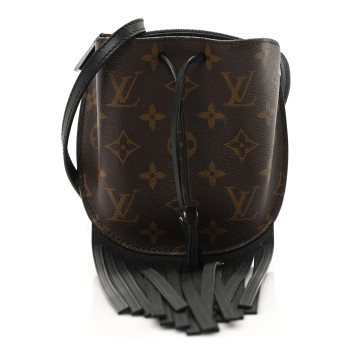 LOUIS VUITTON Monogram Fringed Mini Noe
