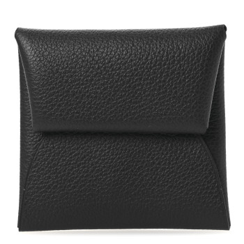 HERMES Evercolor Bastia Coin Purse Bleu Indigo