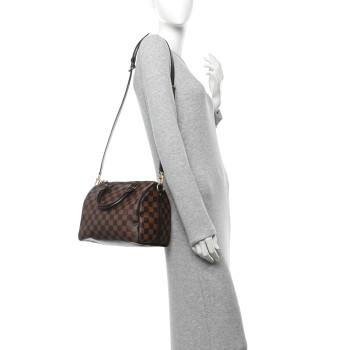 LOUIS VUITTON Damier Ebene Speedy Bandouliere 25