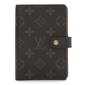 LOUIS VUITTON Monogram Small Ring Agenda Cover
