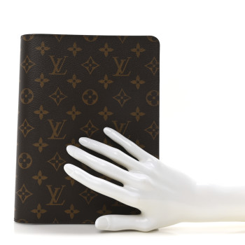 LOUIS VUITTON Monogram Desk Agenda Cover