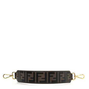 FENDI Calfskin FF 1974 Embossed Mini Strap You Maya Black