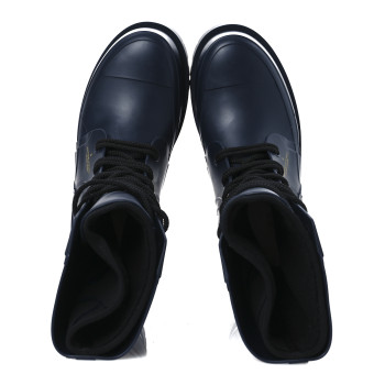 CHRISTIAN DIOR Rubber Diorcamp Low Boots 41 Indigo