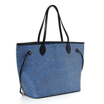 LOUIS VUITTON Epi Neverfull MM Denim Light