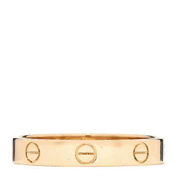 CARTIER 18K Yellow Gold 3.5mm LOVE Wedding Band Ring 59 8.75