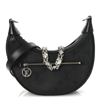 LOUIS VUITTON Calfskin Monogram Loop H27 Black