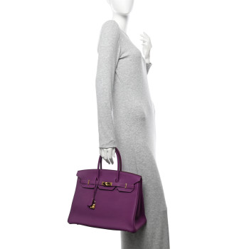 HERMES Togo Birkin 35 Anemone