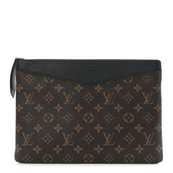 LOUIS VUITTON Monogram Daily Pouch Black