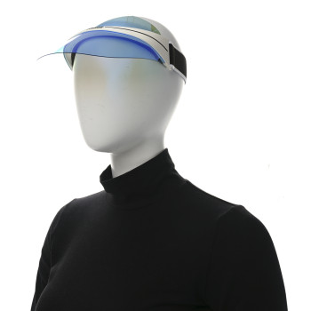 CHRISTIAN DIOR Mirrored DiorClub1 Sun Visor Blue