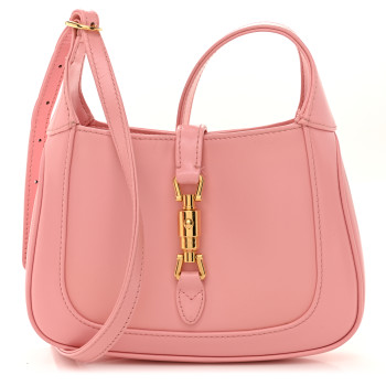 GUCCI Boarded Dyana Lux Calfskin Mini Jackie 1961 Hobo Wild Rose