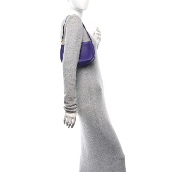 PRADA Vitello Daino Pochette Bag Viola