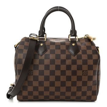 LOUIS VUITTON Damier Ebene Speedy Bandouliere 25