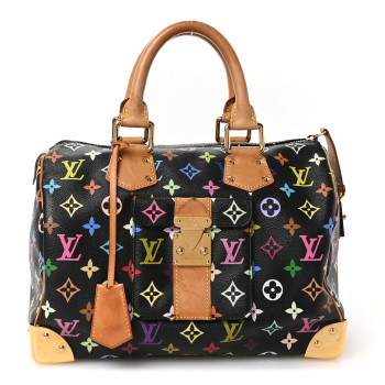 LOUIS VUITTON Monogram Multicolor Speedy 30 Black