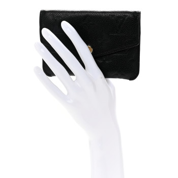 LOUIS VUITTON Empreinte Key Pouch Black