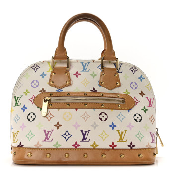 LOUIS VUITTON Monogram Multicolor Alma White