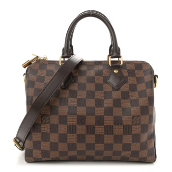 LOUIS VUITTON Damier Ebene Speedy Bandouliere 25