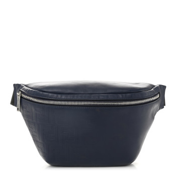 FENDI Vitello Grace FF Gradient Embossed Belt Bag Blueberry