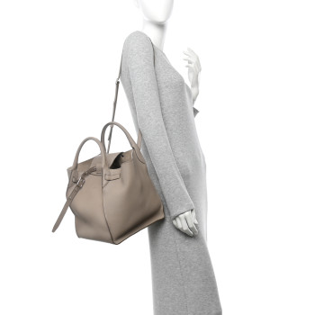 CELINE Supple Grained Calfskin Small Big Bag Light Taupe