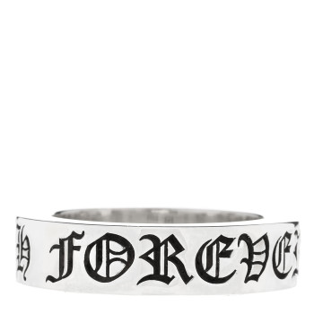 CHROME HEARTS Sterling Silver Forever Spacer Ring 56 7.5