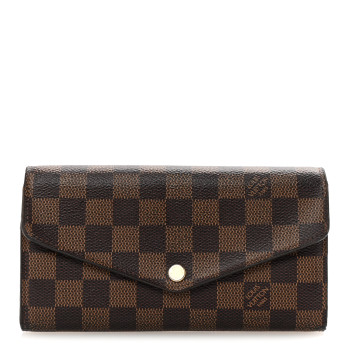 LOUIS VUITTON Damier Ebene Sarah Wallet NM