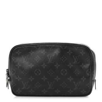 LOUIS VUITTON Monogram Eclipse Toilet Pouch GM