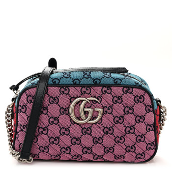 サンダル・ミュール GUCCI SHOULDER BAGS GUCCI Calfskin Matelasse Monochrome GG Marmont Crossbody
