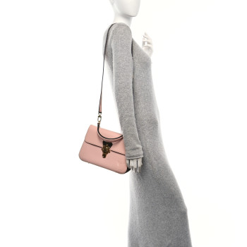 LOUIS VUITTON Patent Calfskin Monogram Cherrywood PM Rose Ballerine