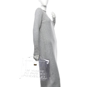 HERMES Vinyl Souvenir De L'Exposition Kelly Transparent