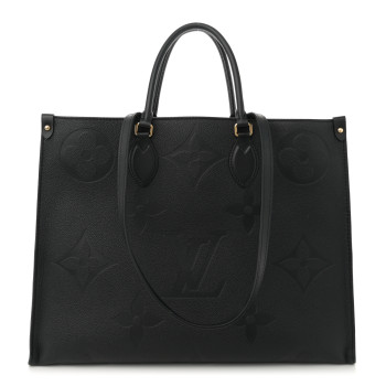 LOUIS VUITTON Empreinte Monogram Giant Onthego GM Black