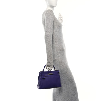 HERMES Togo Kelly Retourne 28 Iris